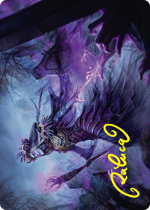 Zul Ashur, Lich Lord Art Card (10 54) (Gold-Stamped Signature) [Foundations Art Series] Online