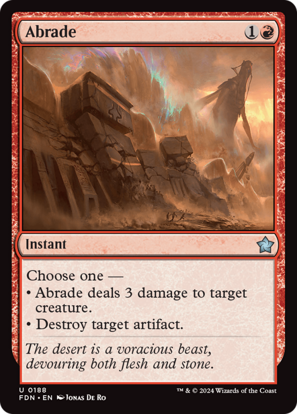 Abrade [Foundations] For Cheap