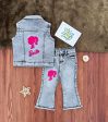 Girls  Barbie-Inspired Denim Outfit pair Discount