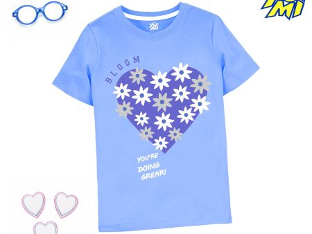 Girls’ Daisy Heart T-Shirt - Bloom & Inspire Sale