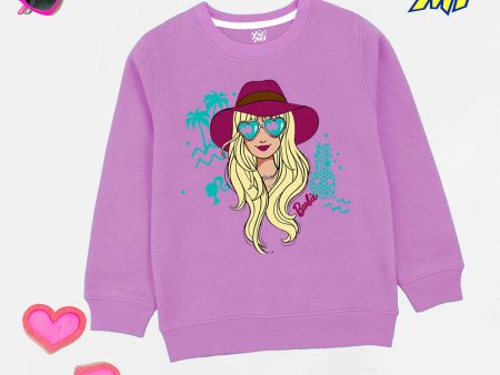 Barbie with Sunglasses Sweatshirt for girls Sale