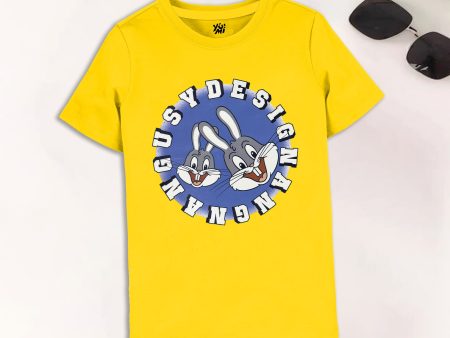 Yellow Bunny T-Shirt - For Summers on Sale