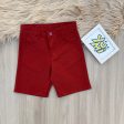 Adorable Kids Maroon Dot Printed Cotton Shorts For Sale