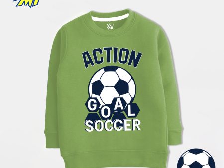 Action Goal Soccer Kids Sweatshirt For Discount