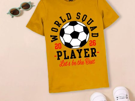 Get Your Little Football Fan Game Ready with our World Squad Football T-Shirt For Cheap