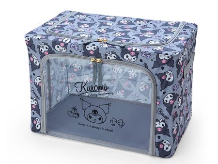 Japan Sanrio - Kuromi Folding Storage Case with Window Online now