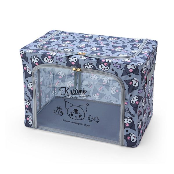 Japan Sanrio - Kuromi Folding Storage Case with Window Online now