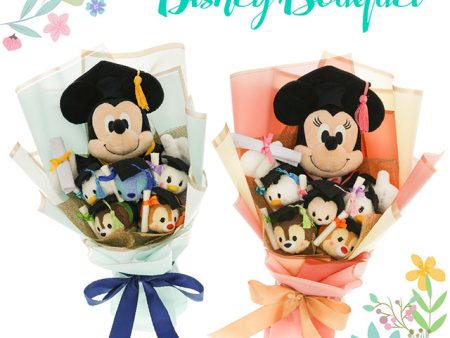 HKDL - Disney Graduation  Black Color Theme  Bouquet (It may take up to 2-3  weeks for us to ship it out!!) Supply