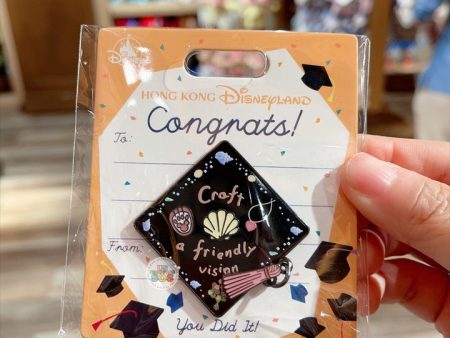 HKDL - ShellieMay “Square Academic Cap” Shaped Graduation Pin Sale