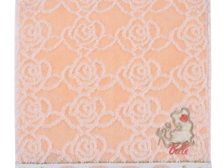 JDS - Disney Princess Belle Motif Pattern Mini Towel Online Hot Sale