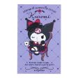 Japan Sanrio -  Kuromi Delusion Old Lady Design Series  x Kuromi & Baku Sticker Set with Case on Sale