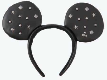 TDR - Mickey Stud Leather Headband Online