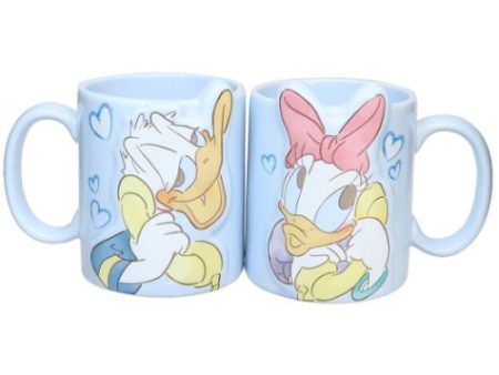 JP x RT  - Donald & Daisy Duck Pastel Colors Mugs Pair Box Set Supply