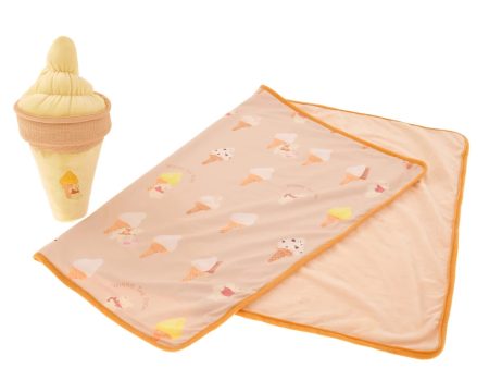 JDS - Winnie the Pooh & Piglet & Ice Cream  Cool  Blanket  with Ice Cream Cone Case Discount