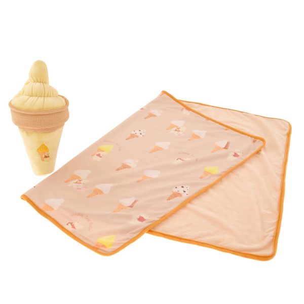 JDS - Winnie the Pooh & Piglet & Ice Cream  Cool  Blanket  with Ice Cream Cone Case Discount