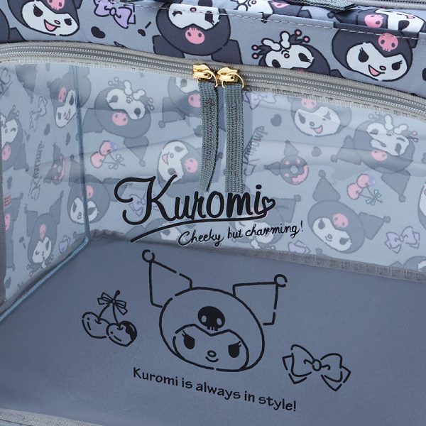 Japan Sanrio - Kuromi Folding Storage Case with Window Online now