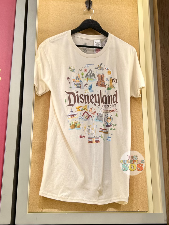 DLR - Disneyland Resort Attractions Graphic T-shirt Sale