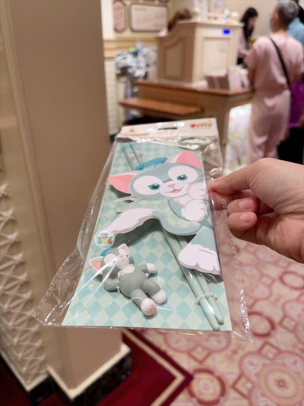 HKDL - Duffy & Friends x Gelatoni Chopsticks & Chopsticks Stand Set Supply