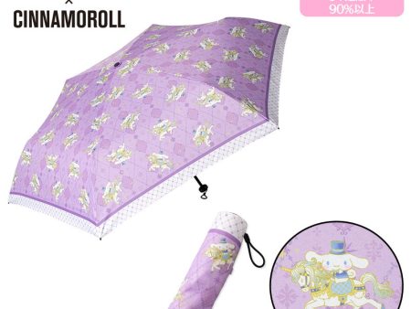 Japan Sanrio - ANNA SUI Cinnamoroll Folding Umbrella for Rain or Shine (Color: Light Purple) Discount