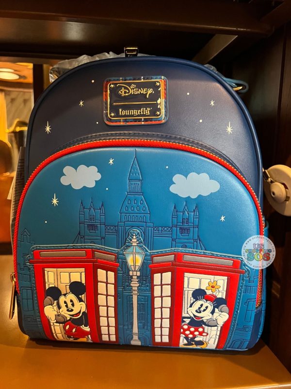 WDW - Epcot World Showcase United Kingdom - London Street Scene Loungefly Backpack Online Hot Sale