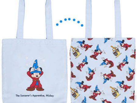 TDR - Mickey Mouse  Sorcerer s Apprentice  Collection x 2 Sided Reversible Tote Bag (Release Date: July 20) Hot on Sale