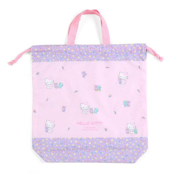 Japan Sanrio - Hello Kitty Drawstring Bag with Handle Online Sale