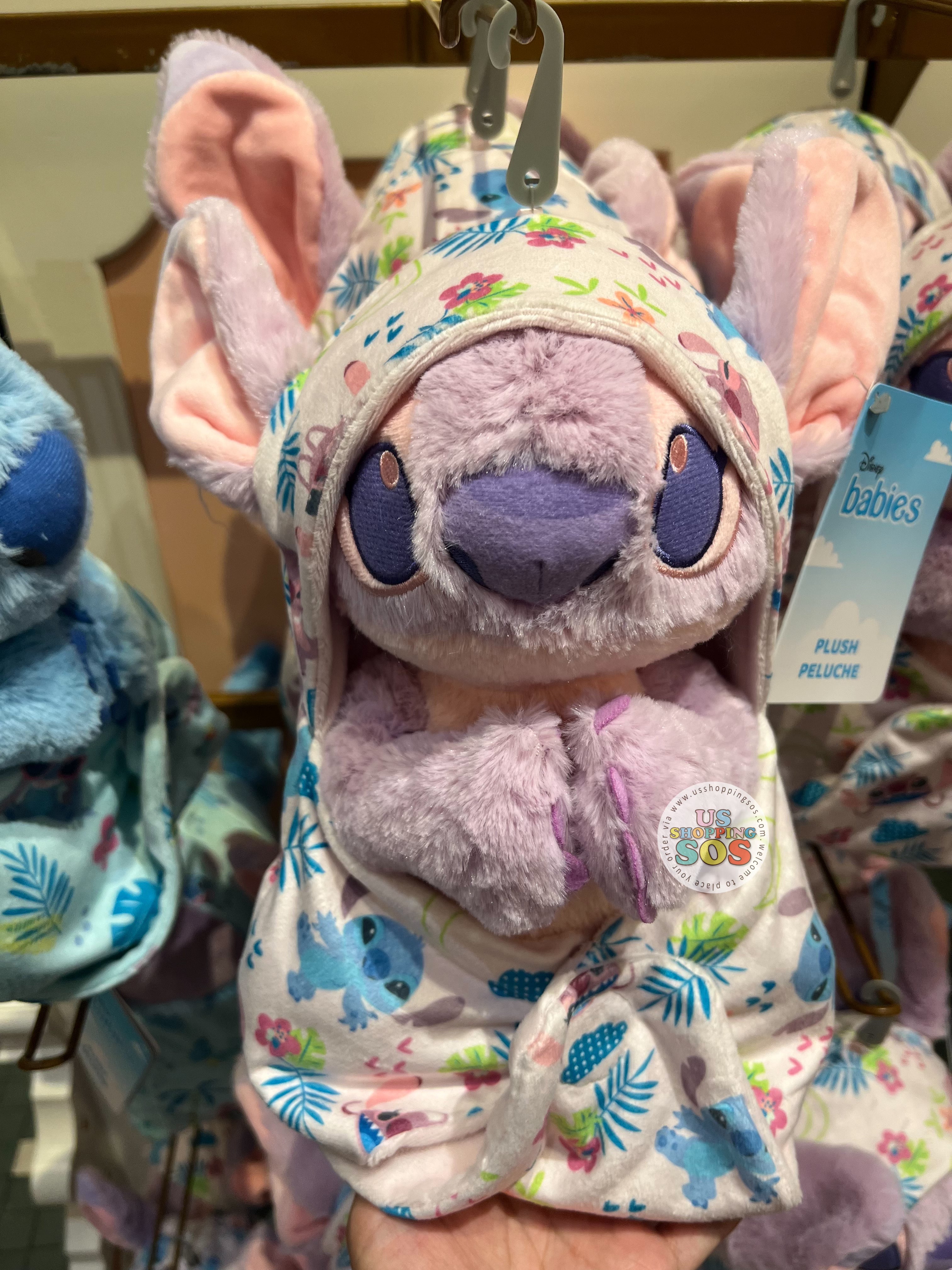 DLR WDW - Disney Babies in Hooded Blanket Plush Toy - Angel Online