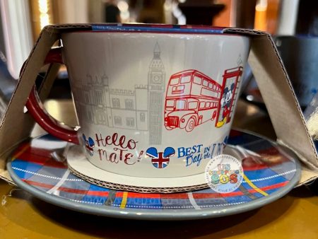 WDW - Epcot World Showcase United Kingdom - London Street Scene Tea Cup & Saucer Supply