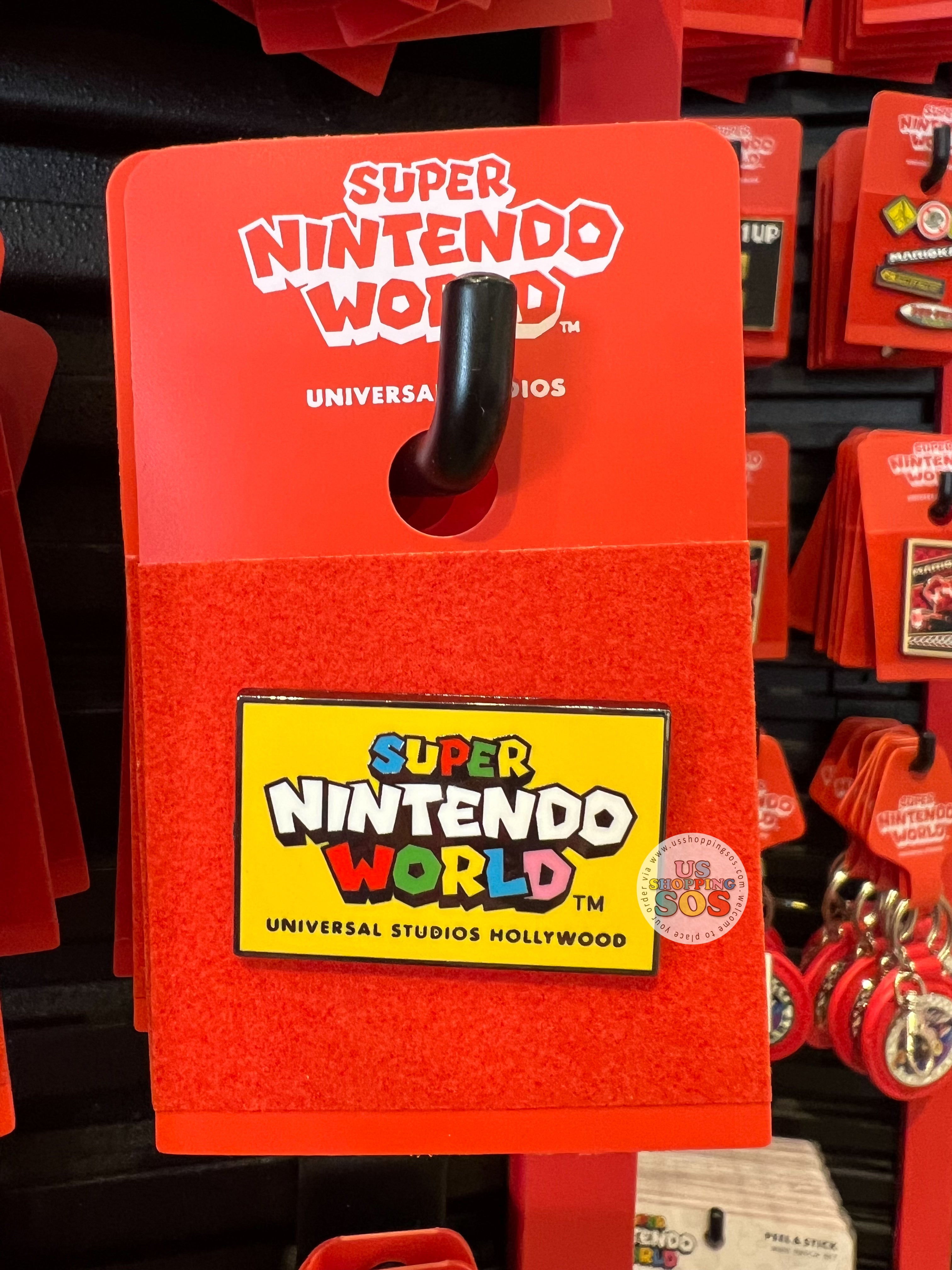 Universal Studios - Super Nintendo World - Logo Yellow Pin Online Sale