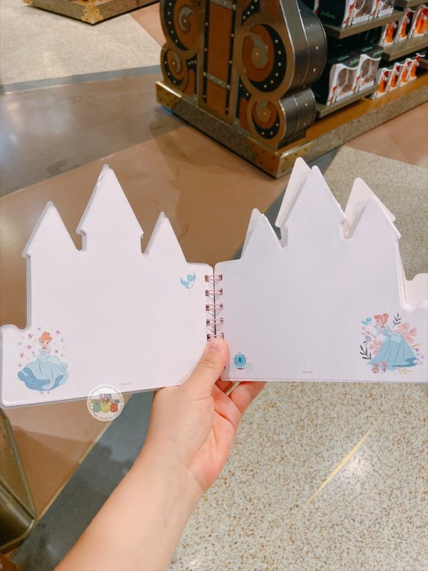 SHDL - Cinderella  Sleeping Beauty Castle  Shaped Notebook For Sale