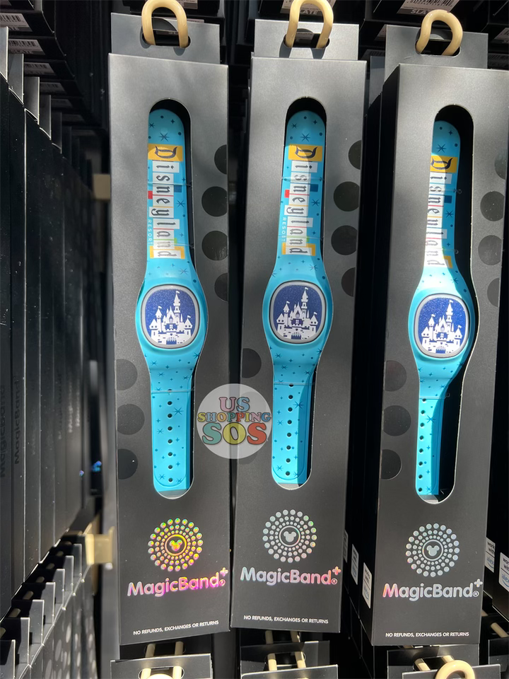 DLR - MagicBand+ Disneyland Marquee & Castle Aqua (Exclusive) on Sale