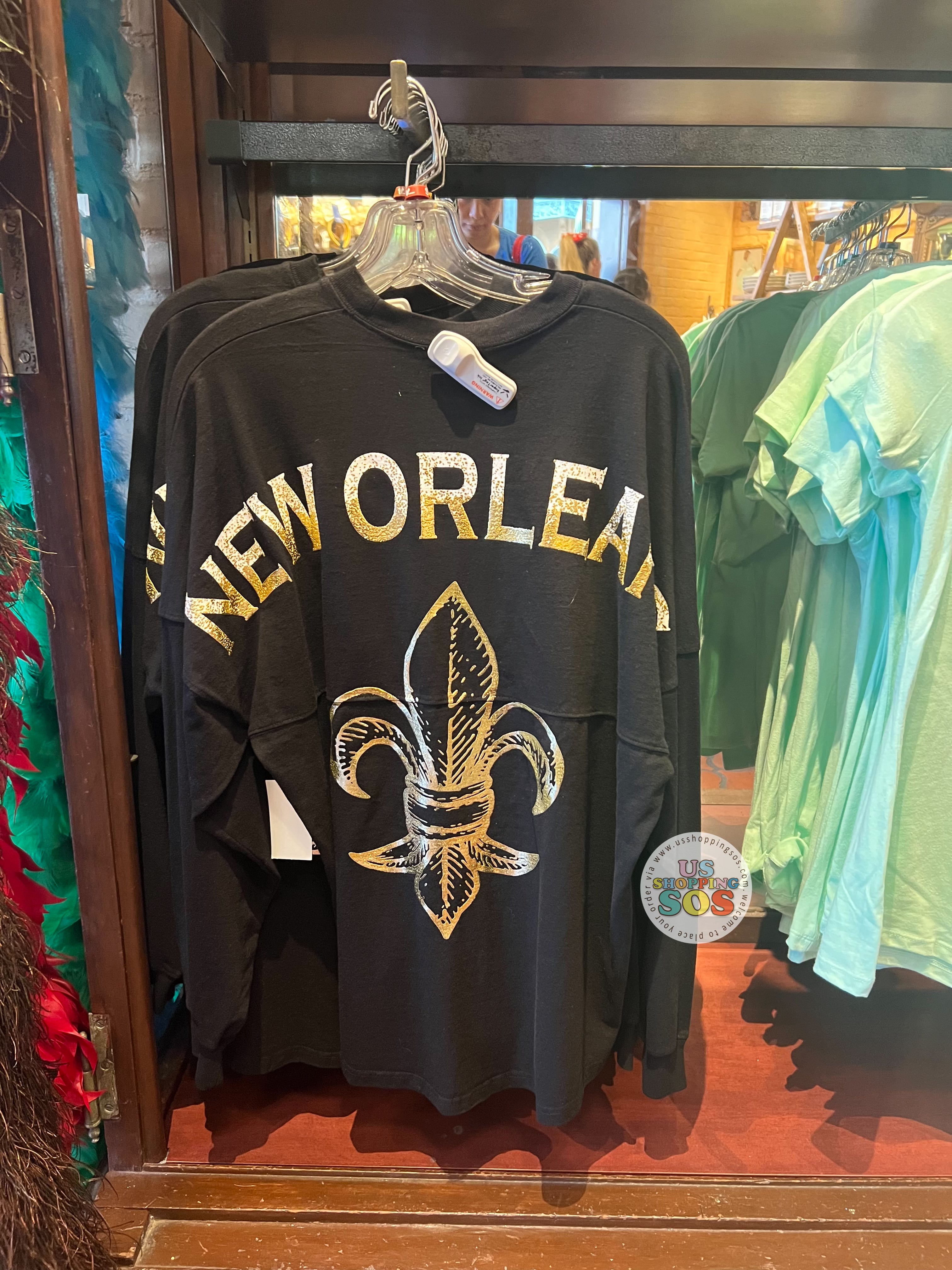 DLR - Spirit Jersey “New Orleans” Black Pullover (Adult) Fashion