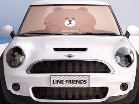 LINE FRIENDS -  Car Umbrella Windshield Sunshades Supply