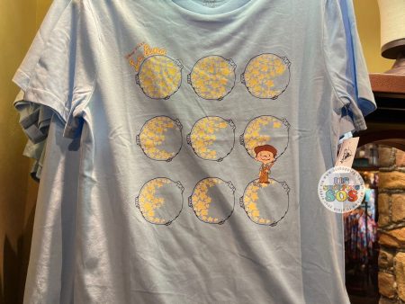 DLR WDW - Pixar Short Film La Luna Sky Blue Graphic Tee (Adult) on Sale