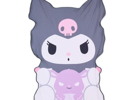 Japan Sanrio - Kuromi Character-Shaped Nap Blanket Hot on Sale