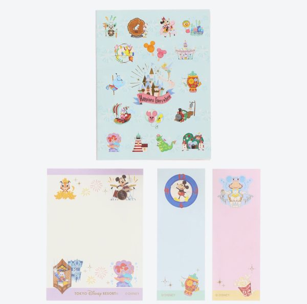 TDR - Tokyo Park Motif Gentle Colors Collection x Sticky Note Pads Set (Release Date: Jun 15) Online now