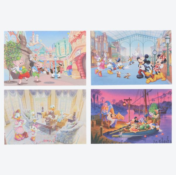 TDR - Tokyo Disney Resort Scenery & Disney Characters Memo Pads Discount