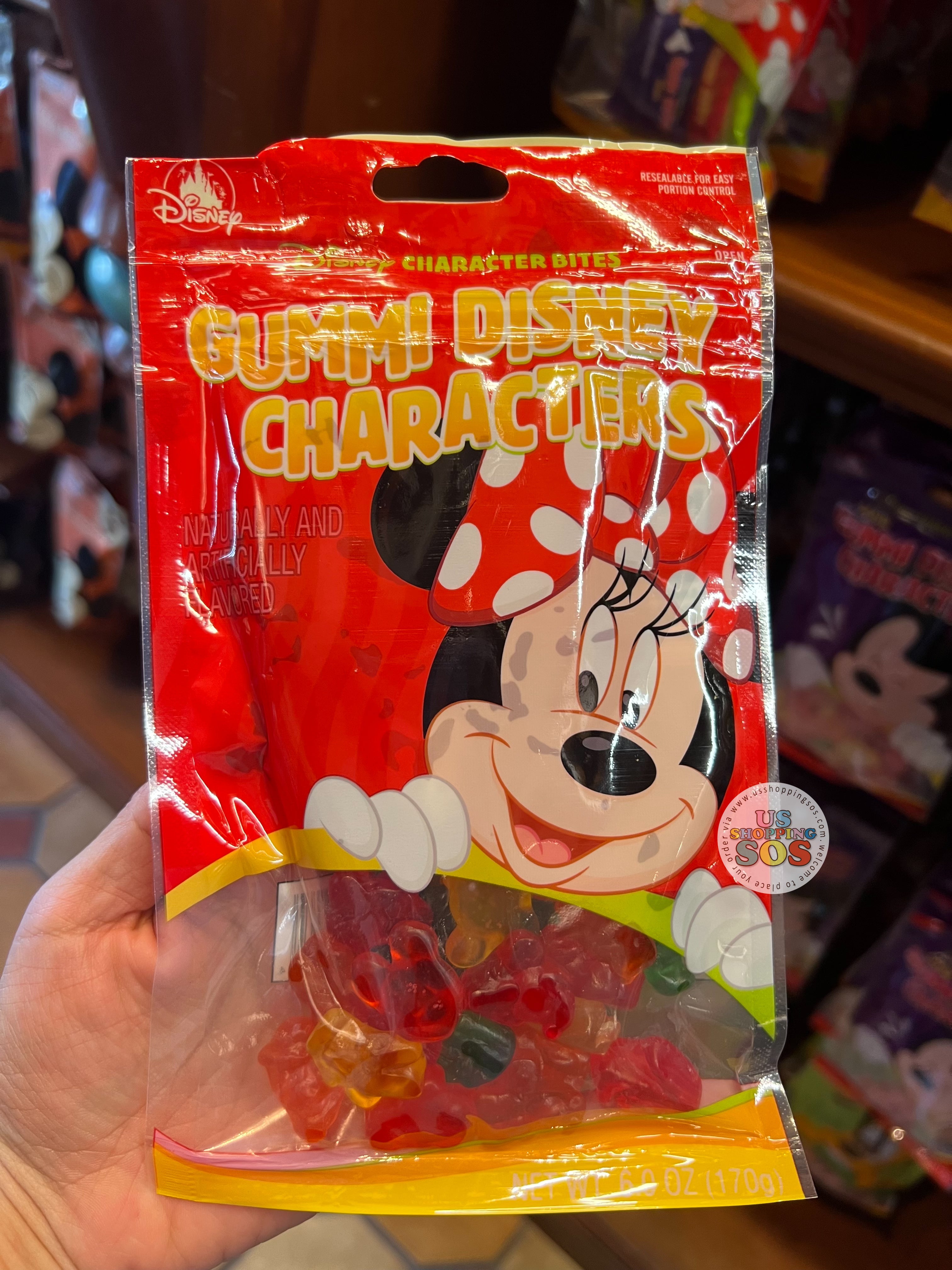 DLR - Disney Character Bites - Minnie Gummi Disney Characters Online now