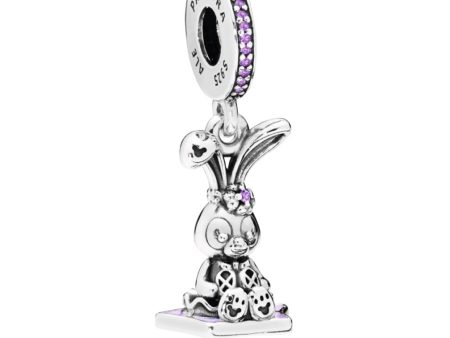 TDR - Pandora Charm x StellaLou with Purple Color Stones Hot on Sale