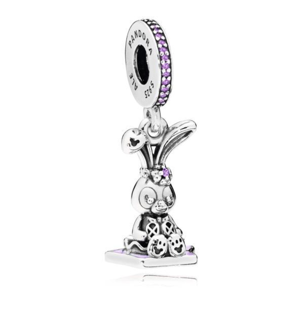 TDR - Pandora Charm x StellaLou with Purple Color Stones Hot on Sale