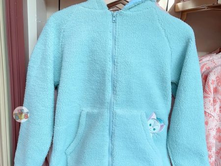 HKDL - Duffy & Friends Plush x Gelatoni Zip Soft Sherpa Hoodie for Adults Cheap