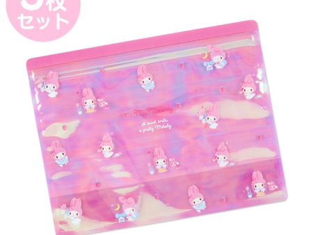 Japan Sanrio - My Melody Zipper Bags 5 Sheets Online Hot Sale