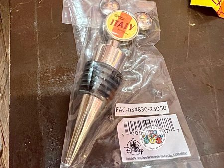 WDW - Epcot World Showcase Italy - Italy Iconic Wine Stopper Online Sale