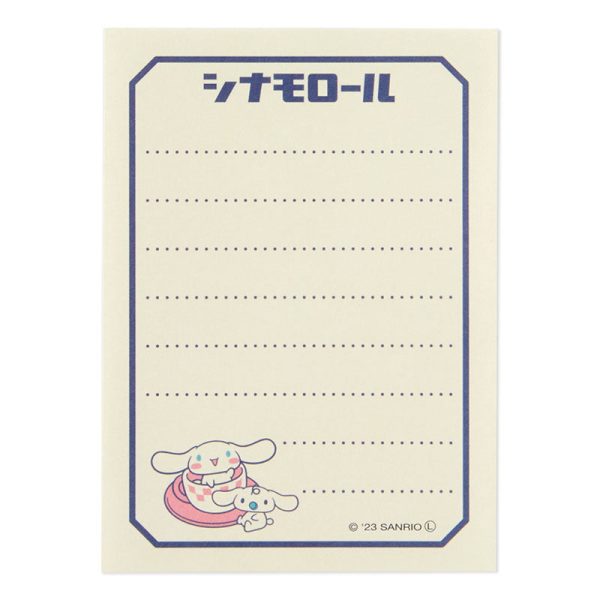 Japan Sanrio - Fancy Retro x Cinnamoroll Mini Memo Pad Online Hot Sale