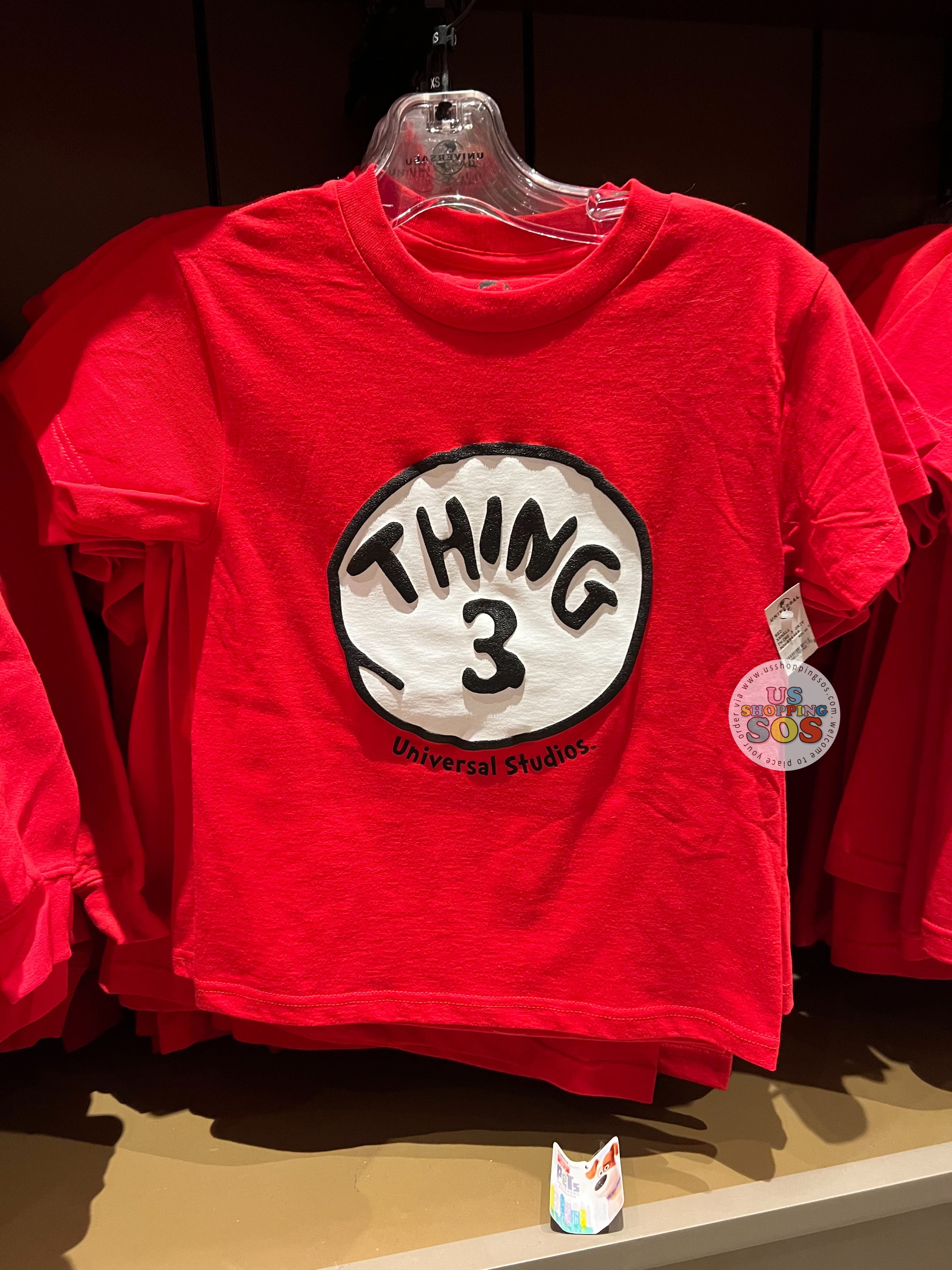 Universal Studios - The Cat in the Hat - Thing 3 Tee (Youth) For Cheap