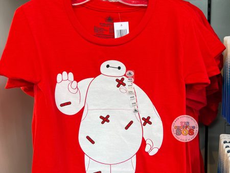 DLR - Big Hero 6 - Baymax Red Graphic T-shirt (Youth) For Cheap