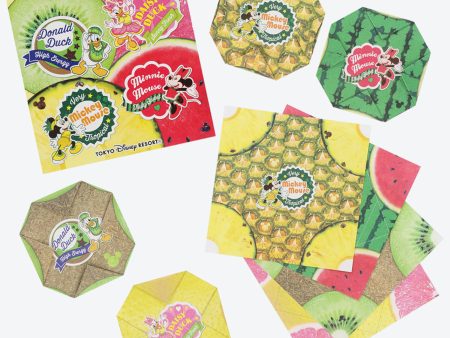 TDR - Mickey & Friends Fruits Party x Origami Memo Set (Release Date: May 25) Fashion