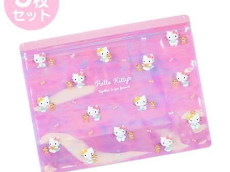 Japan Sanrio - Hello Kitty Zipper Bags 5 Sheets Supply