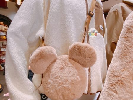 Clearance!!! -SHDL - Fluffy Mickey Mouse Brown Color Shoulder Bag Sale