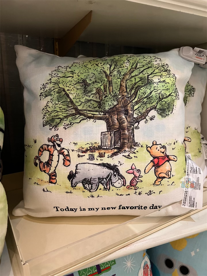 DLR - Winnie the Pooh & Friends “Today is My New Favorite Day.” Cushion For Discount